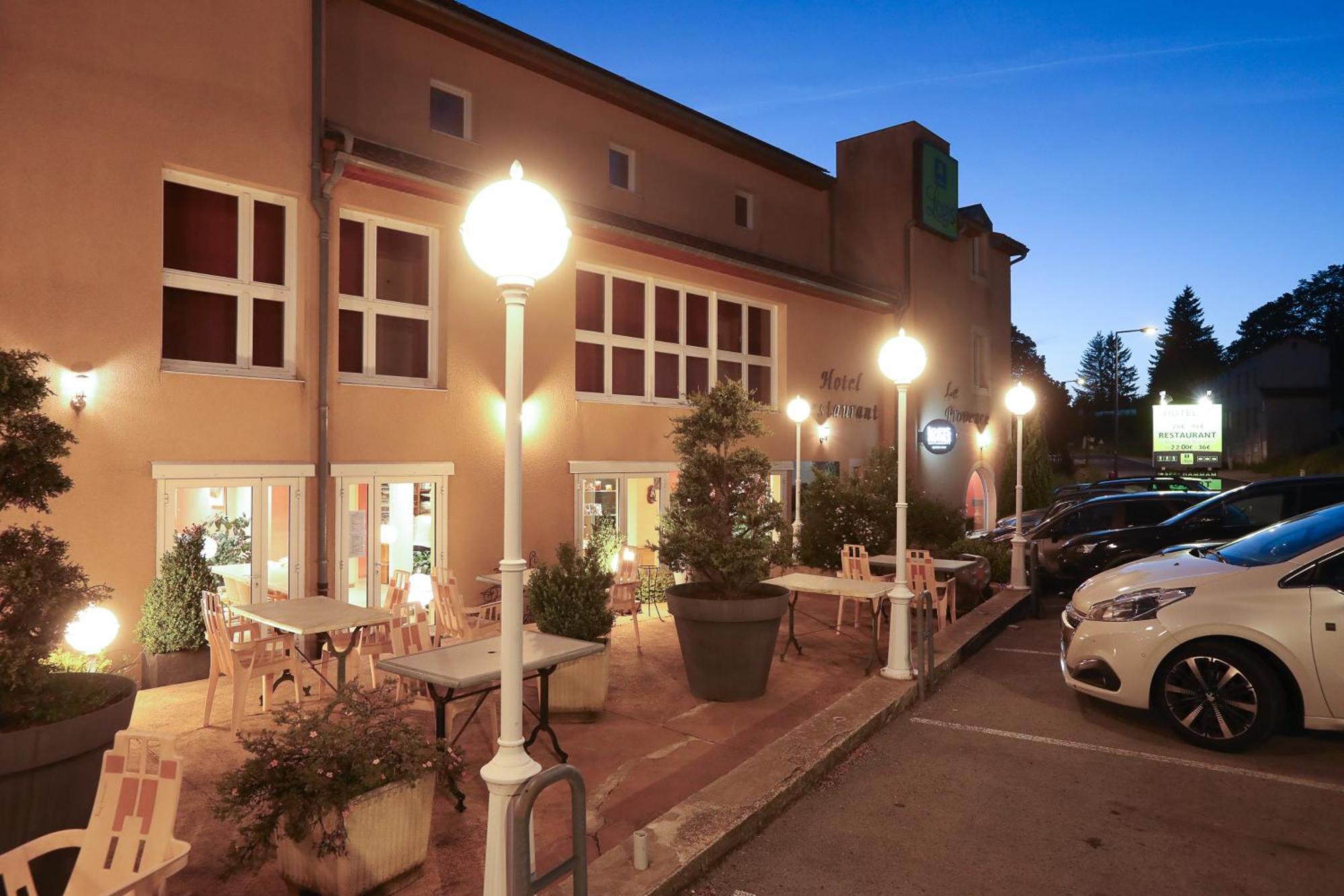 Logis Hotel Spa Restaurant Le Provence Lanarce Exterior photo